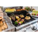 Nexgrill Deluxe 2-Burner Gas Grill, Red, 28,000 BTUs, Stainless Steel, Convertible to Natural Gas