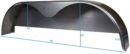 USA-Made Tandem Axle Steel Trailer Fender 72"x10.75" 2-Pack with Back Plate, 16 Gauge