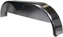 USA-Made Tandem Axle Steel Trailer Fender 72"x10.75" 2-Pack with Back Plate, 16 Gauge
