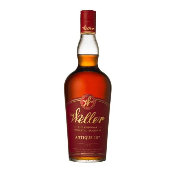 Old Weller Antique 107 Kentucky Straight Bourbon Whiskey 1L - Wheated, Full-Bodied, Aged 7 Years, 107 Proof
