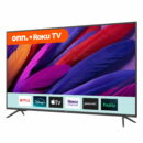 onn. 50" 4K UHD LED Roku Smart TV with HDR, Voice Control, 60Hz, VESA, 3 HDMI Ports