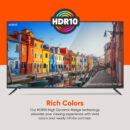 onn. 65" 4K UHD LED Roku Smart TV with HDR, 60Hz, VESA Mount, 3 HDMI Ports, Smart Home Compatible