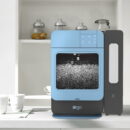 Orgo Sonic Countertop Ice Maker, 33 lbs Nugget Ice, Blue, Compact & Efficient