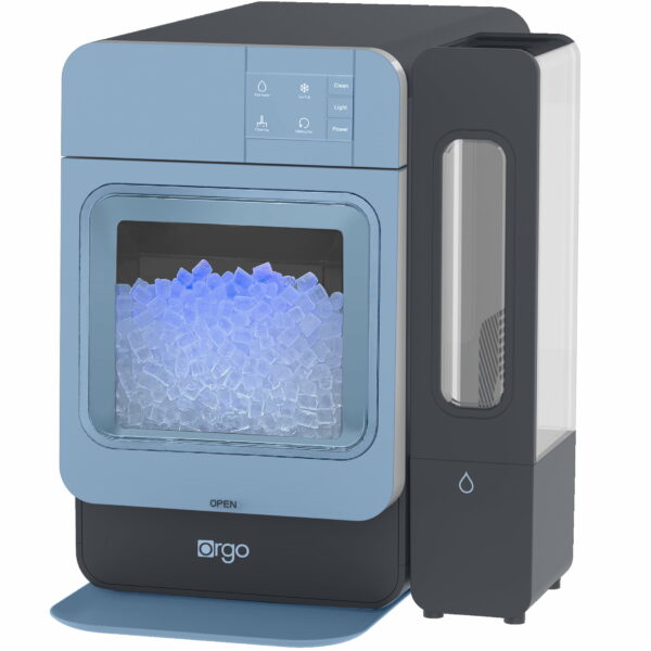 Orgo Sonic Countertop Ice Maker, 33 lbs Nugget Ice, Blue, Compact & Efficient - Image 3