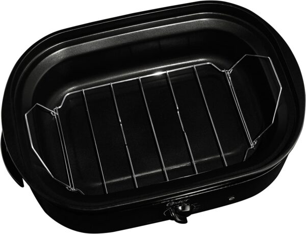 Oster 22-Quart Stainless Steel Roaster Oven with Adjustable Temperature & Removable Pan - Image 4