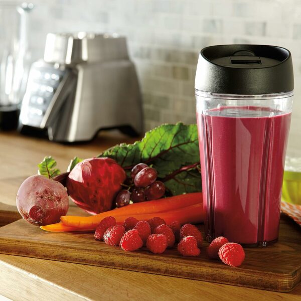 Oster Pro 1200 Blender, Glass Jar & 24oz Smoothie Cup, 1200W, 7 Speeds, Dual Direction Blades, Brushed Nickel - Image 5