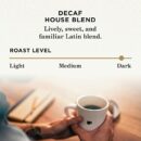 Peet's Coffee Decaf House Blend Dark Roast K-Cup Pods, 88 Count, 100% Arabica, Compatible with Keurig Brewers