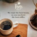 Peet's Coffee Decaf House Blend Dark Roast K-Cup Pods, 88 Count, 100% Arabica, Compatible with Keurig Brewers