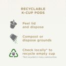 Peet's Coffee Major Dickason's Blend Dark Roast K-Cup Pods, 75 Count, Arabica, Keurig Compatible