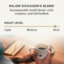 Peet's Coffee Major Dickason's Blend Dark Roast K-Cup Pods, 75 Count, Arabica, Keurig Compatible