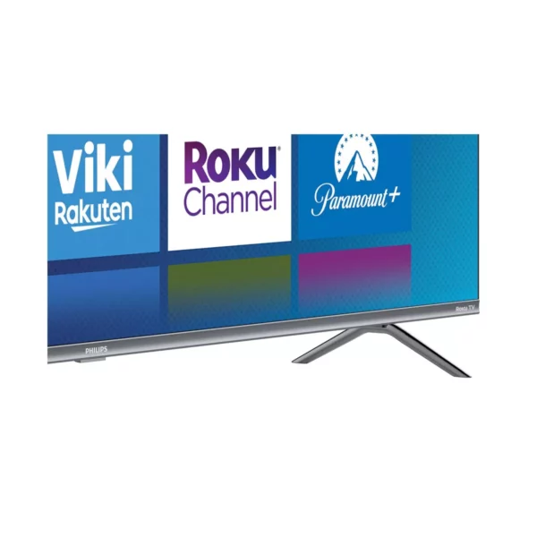 Philips 55" 4K QLED Roku Smart TV with Dolby Vision, HDR10, Alexa & Google Assistant Compatible - Image 3