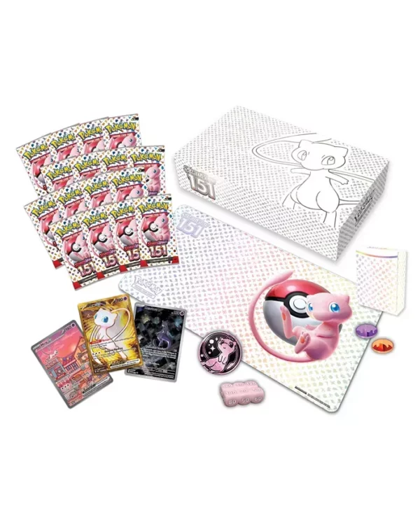 Pokemon Ultra Premium Collection 2023 - Scarlet & Violet-151 with Mew & Mewtwo Cards, 16 Booster Packs - Image 2