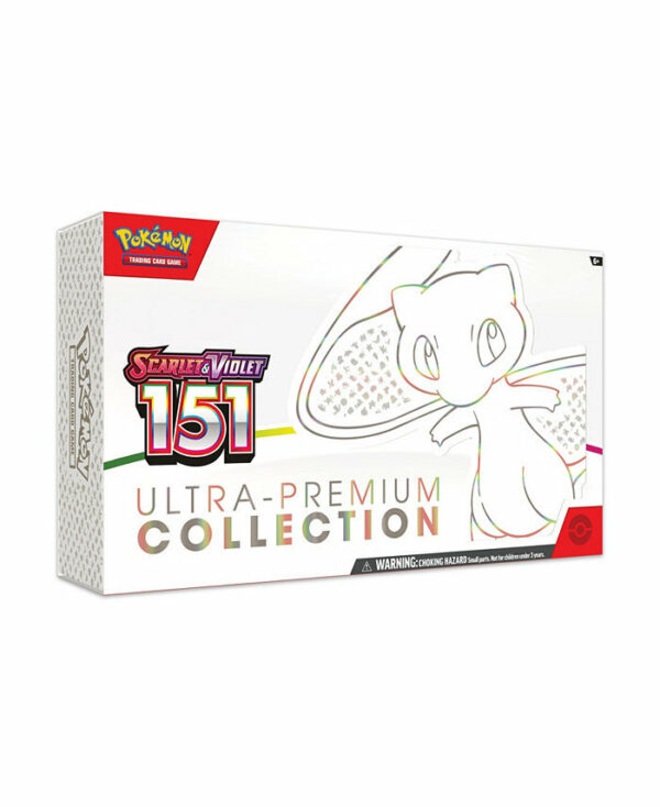 Pokemon Ultra Premium Collection 2023 - Scarlet & Violet-151 with Mew & Mewtwo Cards, 16 Booster Packs