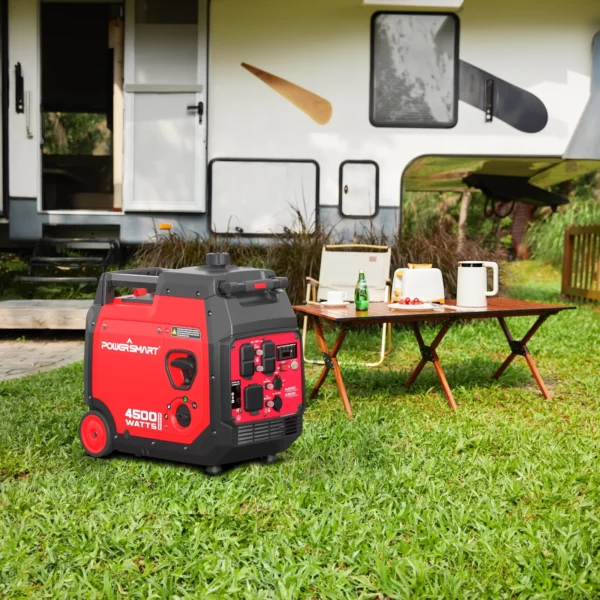 PowerSmart 4500W Portable Gas Inverter Generator, Electric Start, Super Quiet, Outdoor Use - Image 3