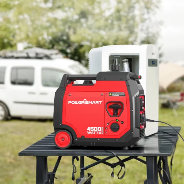 PowerSmart 4500W Portable Gas Inverter Generator, Electric Start, Super Quiet, Outdoor Use - Image 2