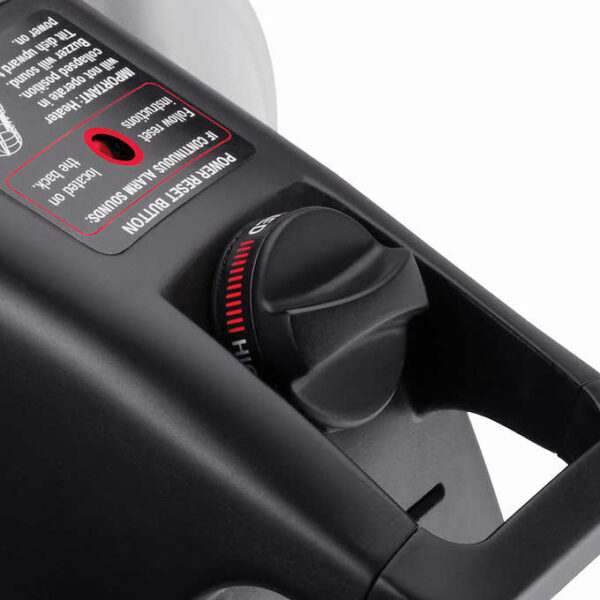 Presto HeatDish Plus 1000W Parabolic Heater with Adjustable Tilt, Energy-Efficient - Image 5