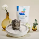 PrettyLitter Lotus Flower Scented Cat Litter, 8lbs - Ultra Lightweight, 99% Dust-Free, Advanced Odor & Health Monitoring