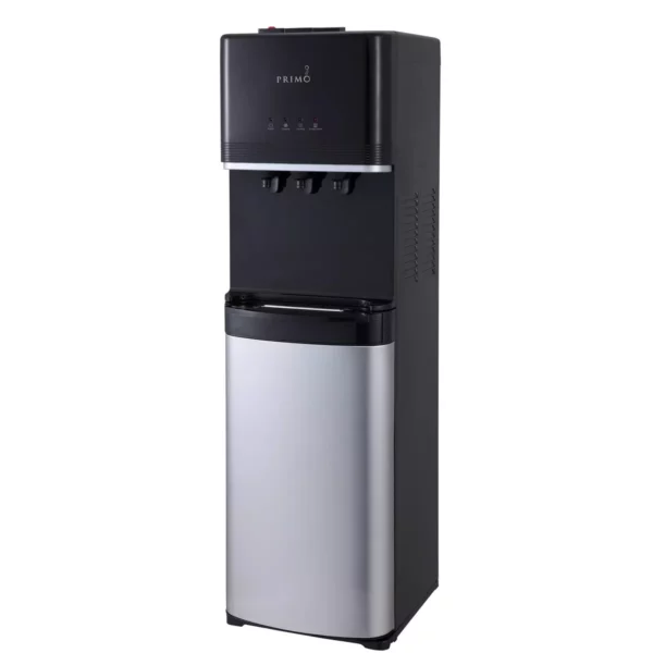 Primo Deluxe Stainless Steel Bottom-Load Water Cooler Dispenser, 3-Temp Settings, Freestanding - Image 2