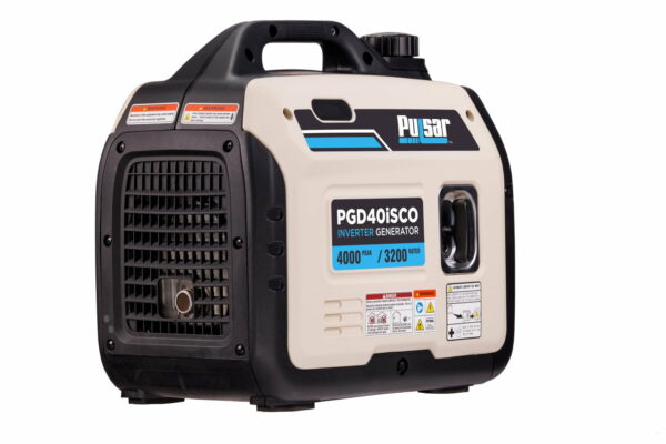 Pulsar 4000W Quiet Inverter Generator with CO Sentry, Portable & Safe for Electronics - Image 4