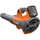 RIDGID 18V Brushless Cordless Leaf Blower R01601K with 6.0Ah Battery, 510 CFM, 130 MPH