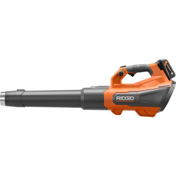 RIDGID 18V Brushless Cordless Leaf Blower R01601K with 6.0Ah Battery, 510 CFM, 130 MPH - Image 14
