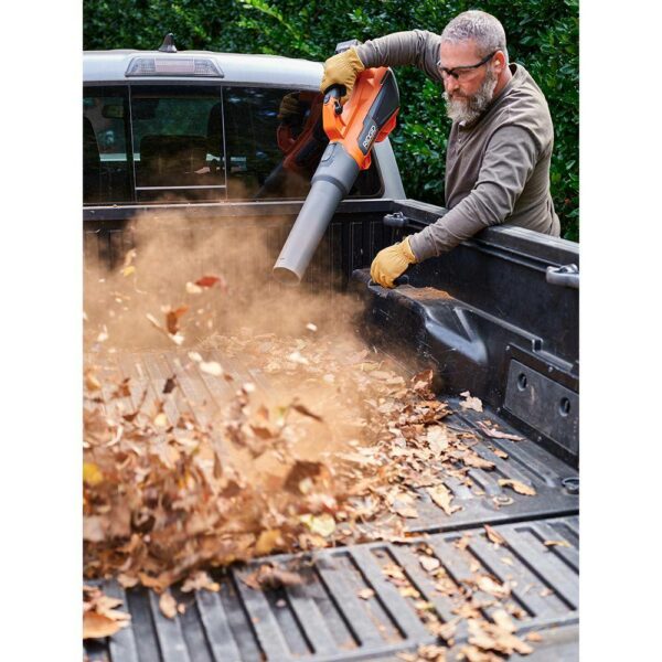 RIDGID 18V Brushless Cordless Leaf Blower R01601K with 6.0Ah Battery, 510 CFM, 130 MPH - Image 8