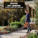 RIDGID 18V Brushless Cordless Leaf Blower R01601K with 6.0Ah Battery, 510 CFM, 130 MPH