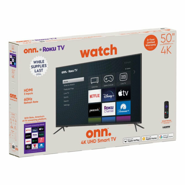 Roku 50" 4K UHD LED Smart TV with HDR, Voice Control, and Smart Home Compatibility - Image 16