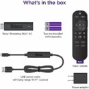 Roku Streaming Stick 4K - Portable 4K HDR Streaming Device with Voice Remote & Long-Range Wi-Fi