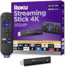 Roku Streaming Stick 4K - Portable 4K HDR Streaming Device with Voice Remote & Long-Range Wi-Fi