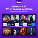 Roku Streaming Stick 4K - Portable 4K HDR Streaming Device with Voice Remote & Long-Range Wi-Fi