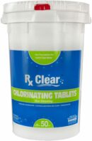 Rx Clear 3" Stabilized Chlorine Tablets 50 lbs - Long-Lasting UV-Protected Pool Sanitizer