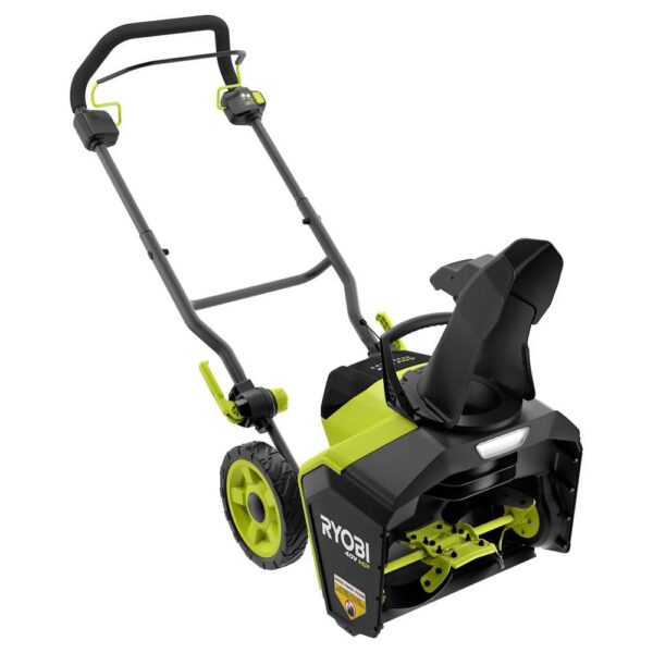 RYOBI 40V HP Brushless 18" Cordless Snow Blower with 6.0 Ah Battery & Charger - Image 9