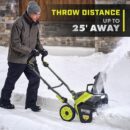 RYOBI 40V HP Brushless 18" Cordless Snow Blower with 6.0 Ah Battery & Charger