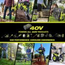 RYOBI 40V HP Brushless 18" Cordless Snow Blower with 6.0 Ah Battery & Charger