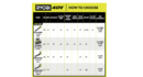 RYOBI 40V HP Brushless Cordless Leaf Blower, 730 CFM, 190 MPH, 2x 4.0 Ah Batteries & Charger, 57 dB Quiet