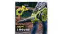 RYOBI 40V HP Brushless Cordless Leaf Blower, 730 CFM, 190 MPH, 2x 4.0 Ah Batteries & Charger, 57 dB Quiet