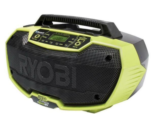 Ryobi One+ P746 18V Bluetooth Radio with Dual Power & USB Charging Port - Image 2
