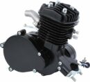 Sange 50cc 2-Stroke Bicycle Engine Kit, Air-Cooled, Black - Motorized Bike Conversion for 26" & 28" V-Frame Bicycles