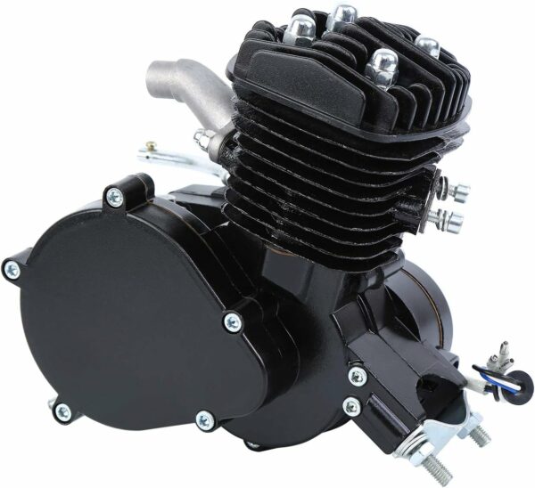 Sange 50cc 2-Stroke Bicycle Engine Kit, Air-Cooled, Black - Motorized Bike Conversion for 26" & 28" V-Frame Bicycles - Image 2
