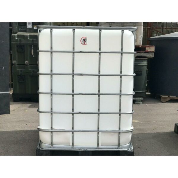 Schutz 330 Gallon Used Polyethylene Food Grade IBC Water Container for Drinking & Rainwater - Image 2