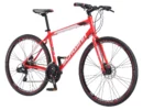 Schwinn Kempo Men's Hybrid Bike, 21-Speed, 700c Aluminum Frame, Red