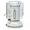 Sengoku HeatMate 23,500 BTU Portable Indoor Kerosene Heater, 1.9-Gallon, White, Heats 1000 Sq Ft