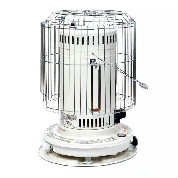 Sengoku HeatMate 23,500 BTU Portable Indoor Kerosene Heater, 1.9-Gallon, White, Heats 1000 Sq Ft - Image 4