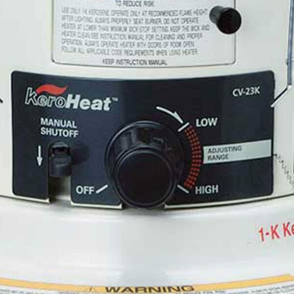 Sengoku HeatMate 23,500 BTU Portable Indoor Kerosene Heater, 1.9-Gallon, White, Heats 1000 Sq Ft - Image 5