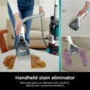 Shark CarpetXpert EX201 Carpet Cleaner, Cyan - Powerful Suction, StainStriker Tech, Pet Stain Removal, Includes Tools
