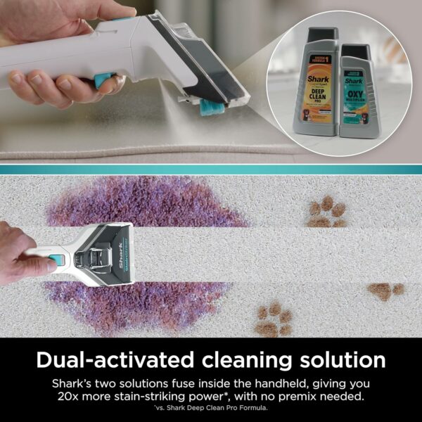 Shark CarpetXpert EX201 Carpet Cleaner, Cyan - Powerful Suction, StainStriker Tech, Pet Stain Removal, Includes Tools - Image 4