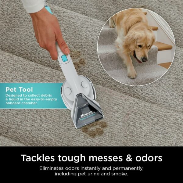 Shark CarpetXpert EX201 Carpet Cleaner, Cyan - Powerful Suction, StainStriker Tech, Pet Stain Removal, Includes Tools - Image 6