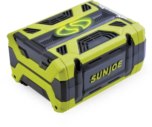 Snow Joe 100V 5.0Ah Lithium-Ion Battery with USB Ports & LED Light for Tools