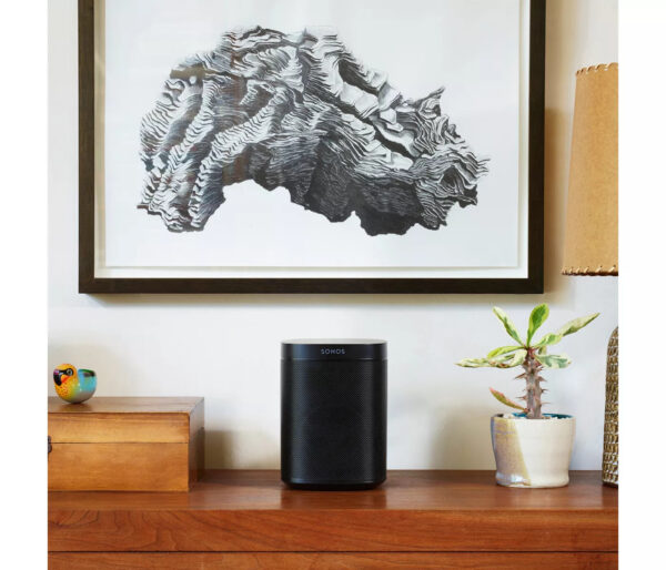 Sonos One Gen 2 Smart Speaker with Alexa & Google Assistant, Bluetooth, Black/White - Image 4